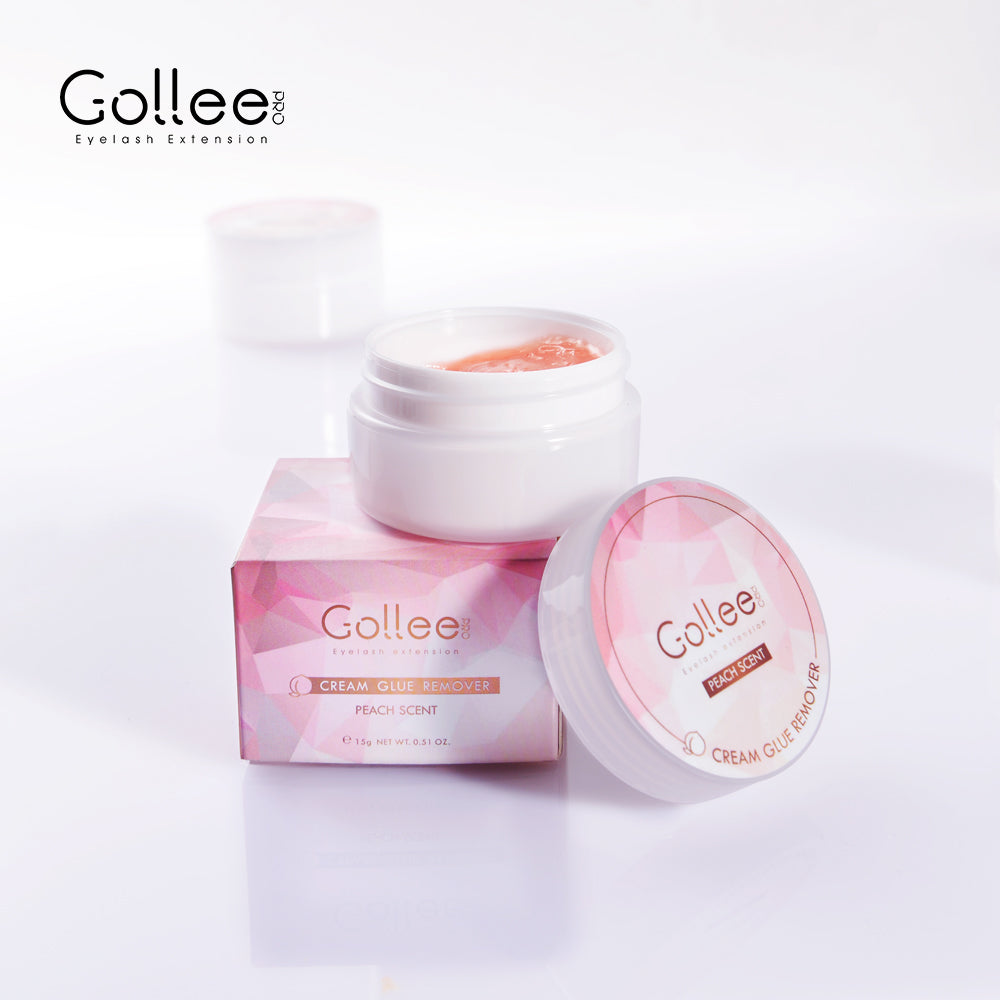 Gollee Peach Scent Eyelash Extensions Cream Remover - Sophia Beauty Co